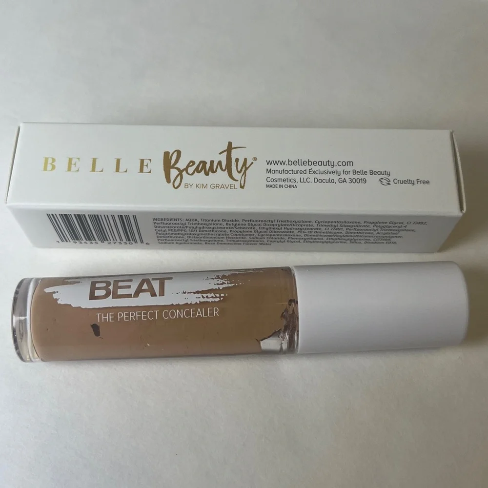 Belle Beauty BEAT The Perfect Concealer Shade Tan .2 fl oz NIB